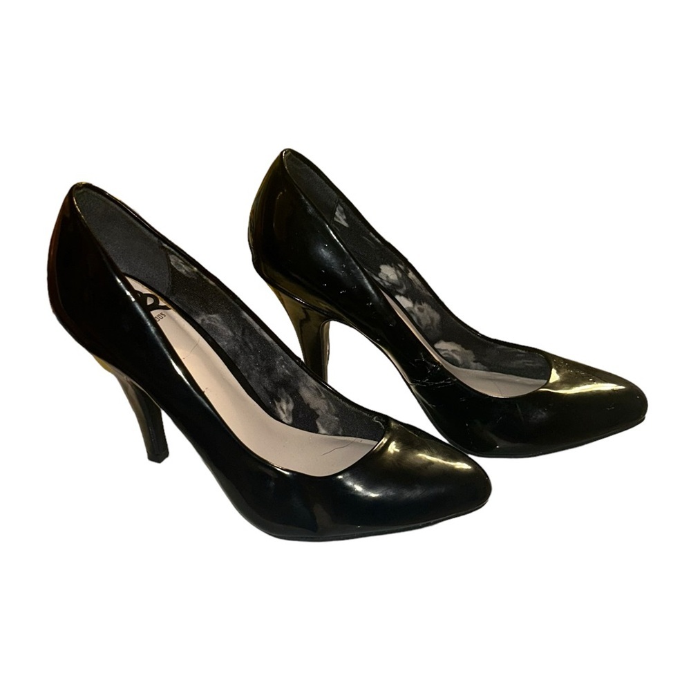Fergalicious Fergie Women’s‎ Size 7.5 Heels Symphony Black Patent Leather Shoes